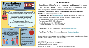 Foundations Fall 2023